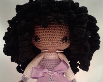 MICHELLE Crochet Amigurumi Doll - Crochet Girl Doll