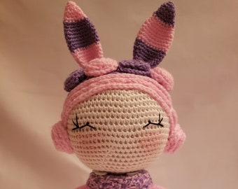 CLARA BUNNY - Handmade Crochet Amigurumi