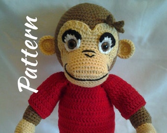 PATTERN - Chimp George - Crochet Amigurumi Pattern