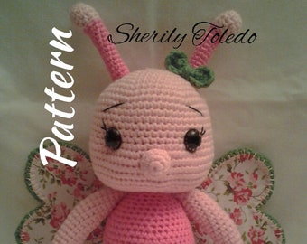 PATTERN - Baby Butterfly Becky - Crochet Amigurumi Pattern