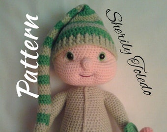 PATTERN - Baby Boy Benjamin - Crochet Amigurumi Pattern