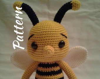 PATTERN - Baby Bee Bumble - Crochet Amigurumi Pattern