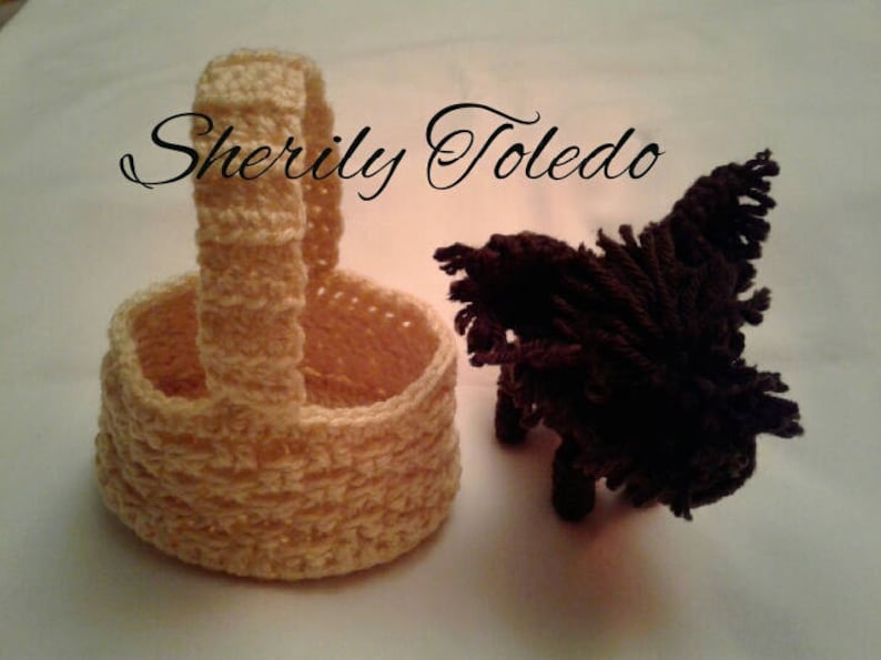 PATTERN Cairn Terrier in basket Toto Crochet Amigurumi Pattern image 2