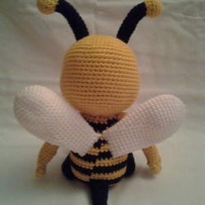 PATTERN Baby Bee Bumble Crochet Amigurumi Pattern image 5