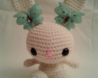 BUTTERFLY #2 - Conejito de Pascua - Crochet Amigurumi hecho a mano