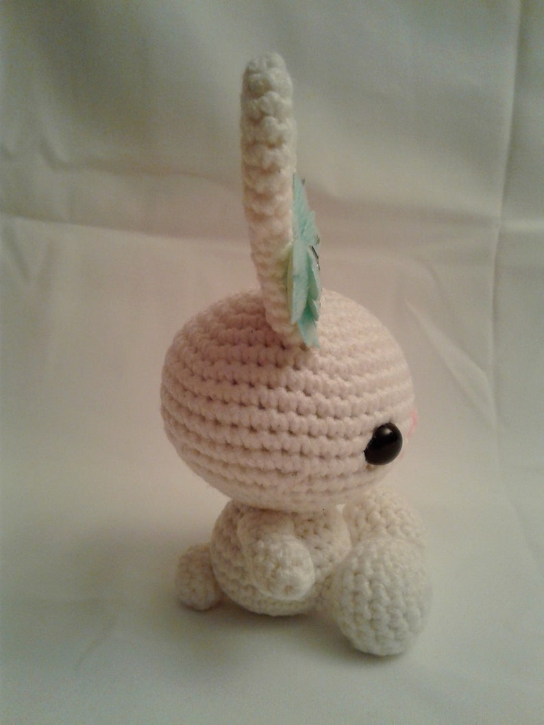 BUTTERFLY 2 Easter Bunny Handmade Crochet Amigurumi image 4
