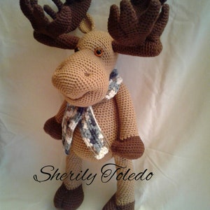 PATTERN Moses the Moose Crochet Amigurumi Pattern image 5