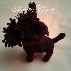 PATTERN Cairn Terrier in basket Toto Crochet Amigurumi Pattern image 4