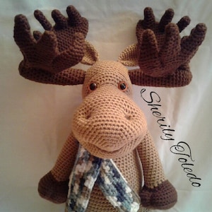PATTERN Moses the Moose Crochet Amigurumi Pattern image 7