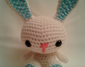 DOTS = Conejo de Pascua - Amigurumi de ganchillo hecho a mano