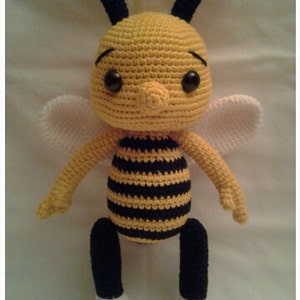 PATTERN Baby Bee Bumble Crochet Amigurumi Pattern image 3