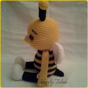 PATTERN Baby Bee Bumble Crochet Amigurumi Pattern image 4