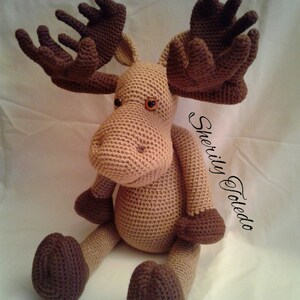 PATTERN Moses the Moose Crochet Amigurumi Pattern image 6