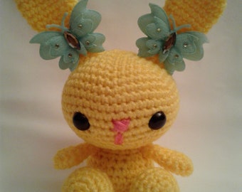 BUTTERCUP #2 = Easter Bunny - Handmade Crochet Amigurumi