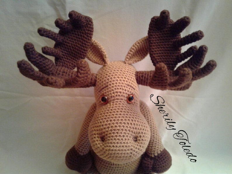 PATTERN Moses the Moose Crochet Amigurumi Pattern image 8