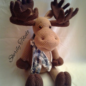 PATTERN Moses the Moose Crochet Amigurumi Pattern image 4