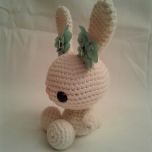 BUTTERFLY 2 Easter Bunny Handmade Crochet Amigurumi image 2