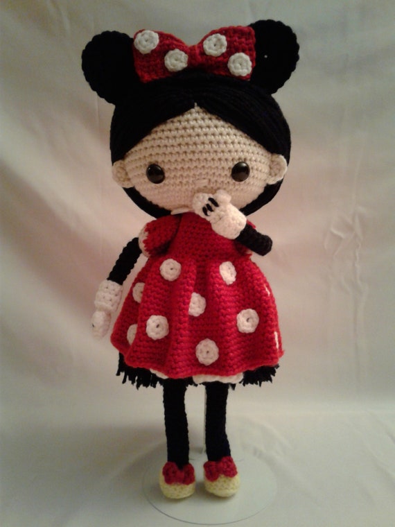 crochet minnie mouse doll