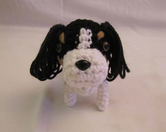 CAVALIER KING CHARLES Spaniel - Ganchillo Amigurumi - Perro ganchillo, Cachorro de Ganchillo