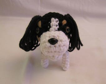 CAVALIER KING CHARLES Spaniel - Crochet Amigurumi - Crochet Dog, Crochet Puppy