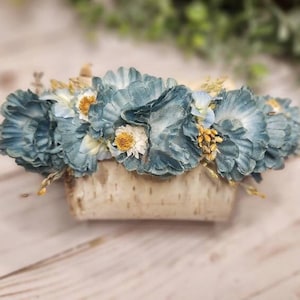 Hazel--Newborn Flower Crown, Newborn Photography Prop, Newborn Flower Halo, Neutral Flower Crown, Dried Flower Crown, Sitter Flower Crown