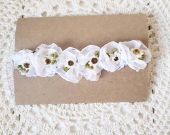 Jo--Newborn Flower Crown--Floral Tieback--Newborn