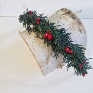 Weihnachten Rot Wacholder--Weihnachtsblumen Krone--Juniper Floral Halo--Newborn Blumenkrone--Newborn Fotografie Prop--Neugeborenen Blumen Halo