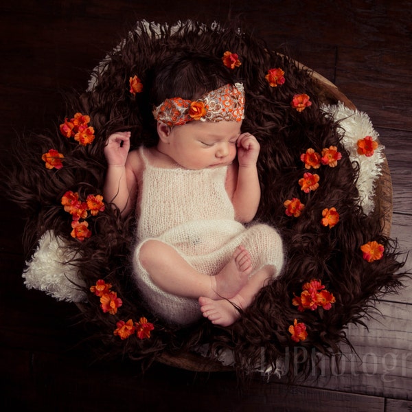 Harley-- Newborn Mohair Romper-- Newborn Mohair Overalls-- Baby Clothing-- Newborn Photo Props