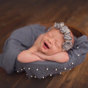 Emery--Newborn Flower Crown-- Flower Halo-- Newborn Photo Prop-- Child Photo Prop