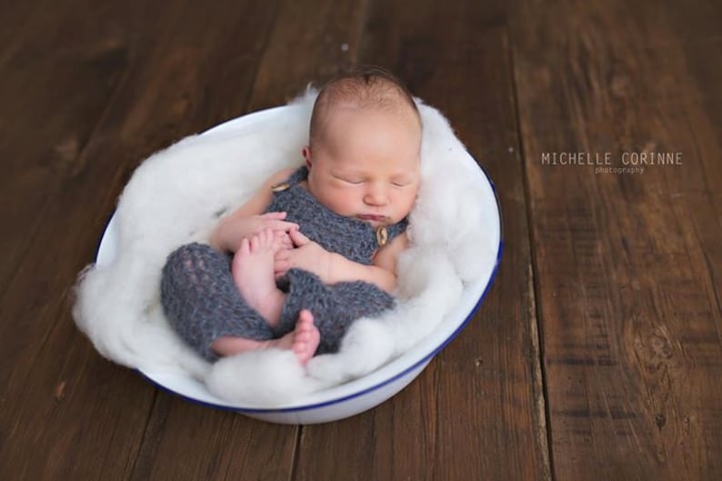 Elliot Newborn Overalls Crocheted Newborn Overalls Baby Etsy