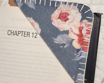 Printed Floral Felt Bookmark