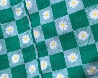 Pillowcase - Shasta Daisies - Flannel - White Daisy - Flower Pillow Cover