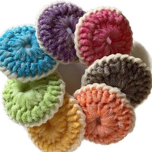 Large Kitchen Scrubbies - Set of 2 Through 7 - Nylon Dish Scrubbies - Pot Scrubbers