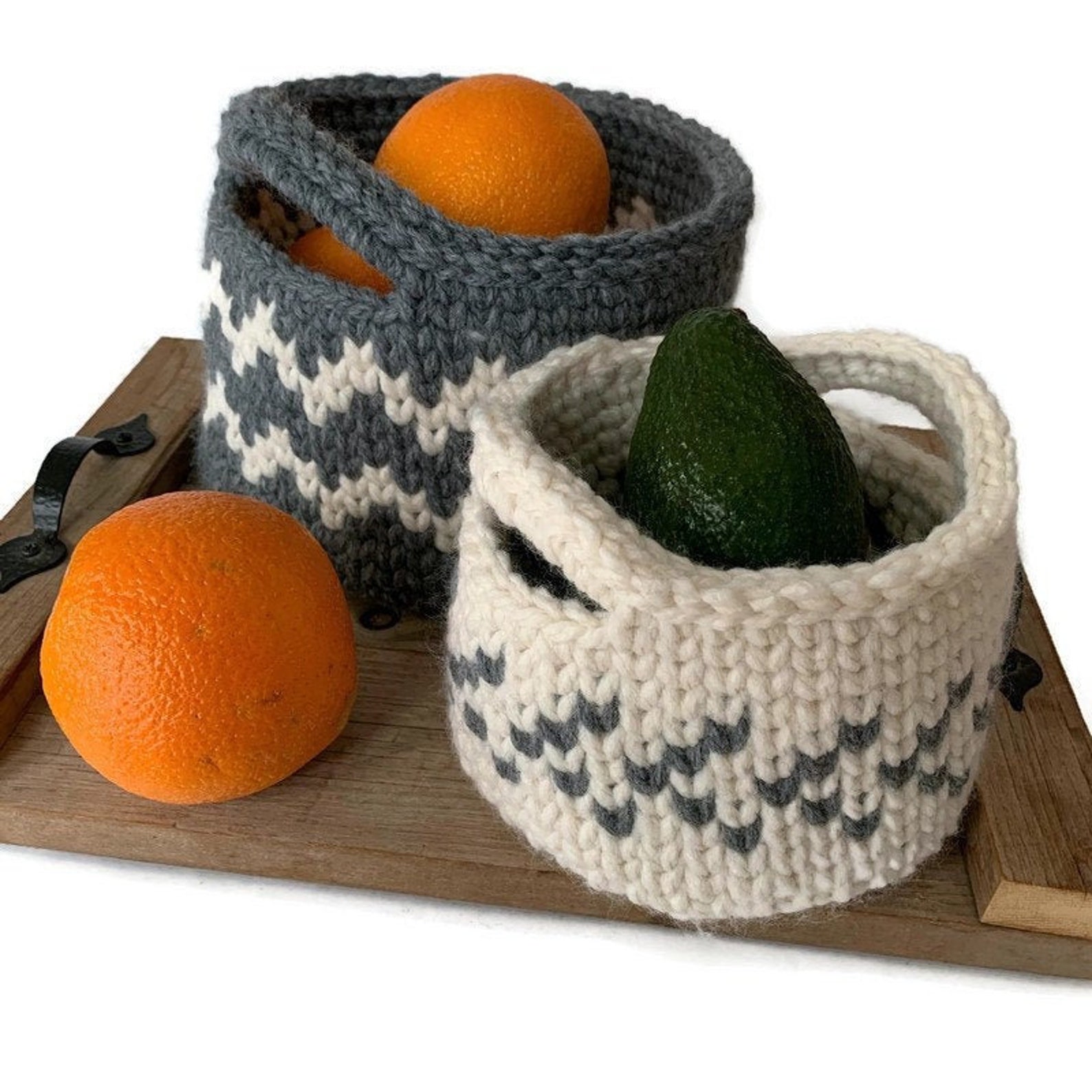 Cestas de anidación Almacenamiento ecológico Decoración | Etsy