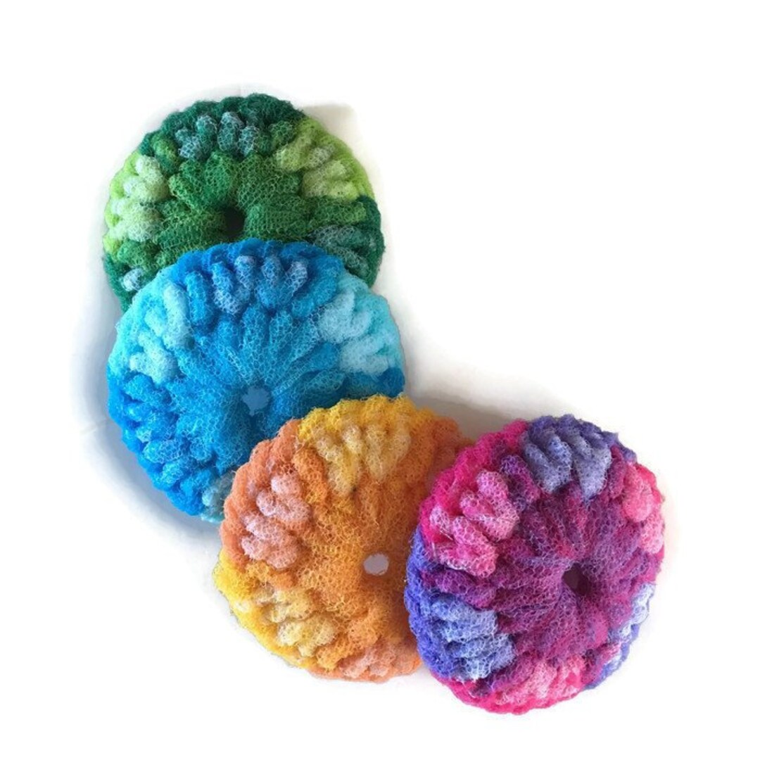 Kitchen Scrubbies - Set of 4 Large - Pot Scrubbers - Etsy