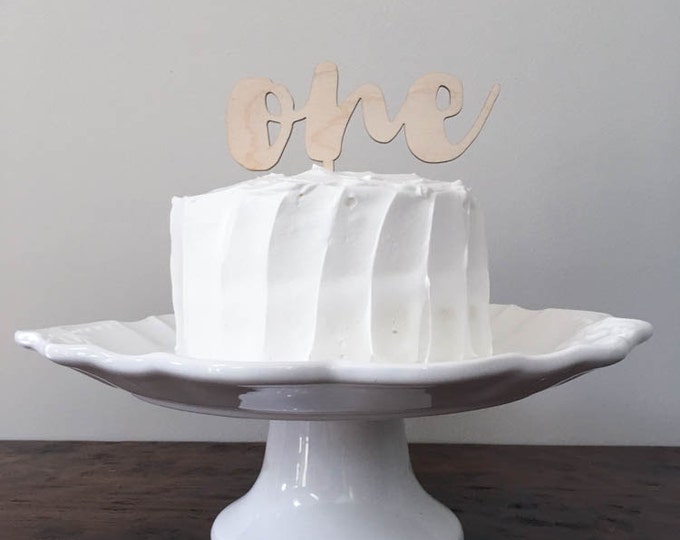 birthday number cake topper wooden cake topper custom personalized modern calligraphy cake topper boho birthday