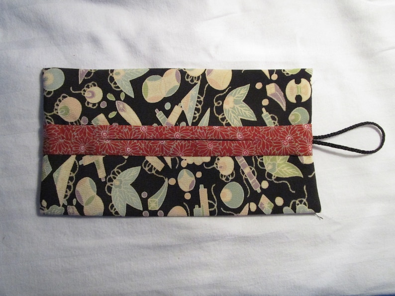 24cmx13cm Kleenex Carring Kimono Fabric Case made with vintage silk Japanese kimono fabric