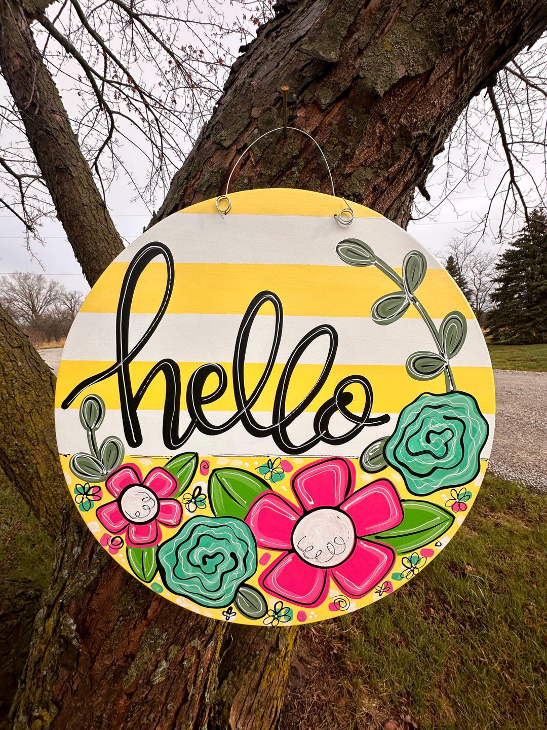 Yellow Like Hello Yellow Hello Floral - Etsy