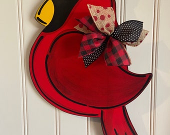 Cardinal door hanger
