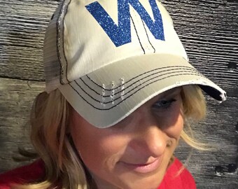 Chicago Cubs W Hat - Etsy