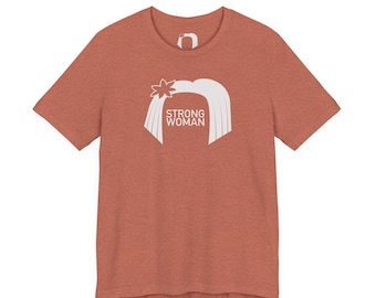 T-shirt femme forte - T-shirt graphique minimaliste