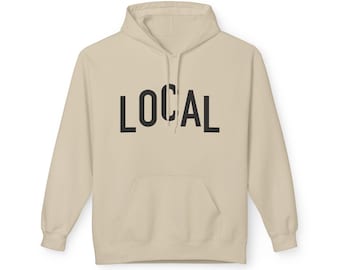 LOCAL Pullover Hoodie Minimalist City Pride Sweatshirt