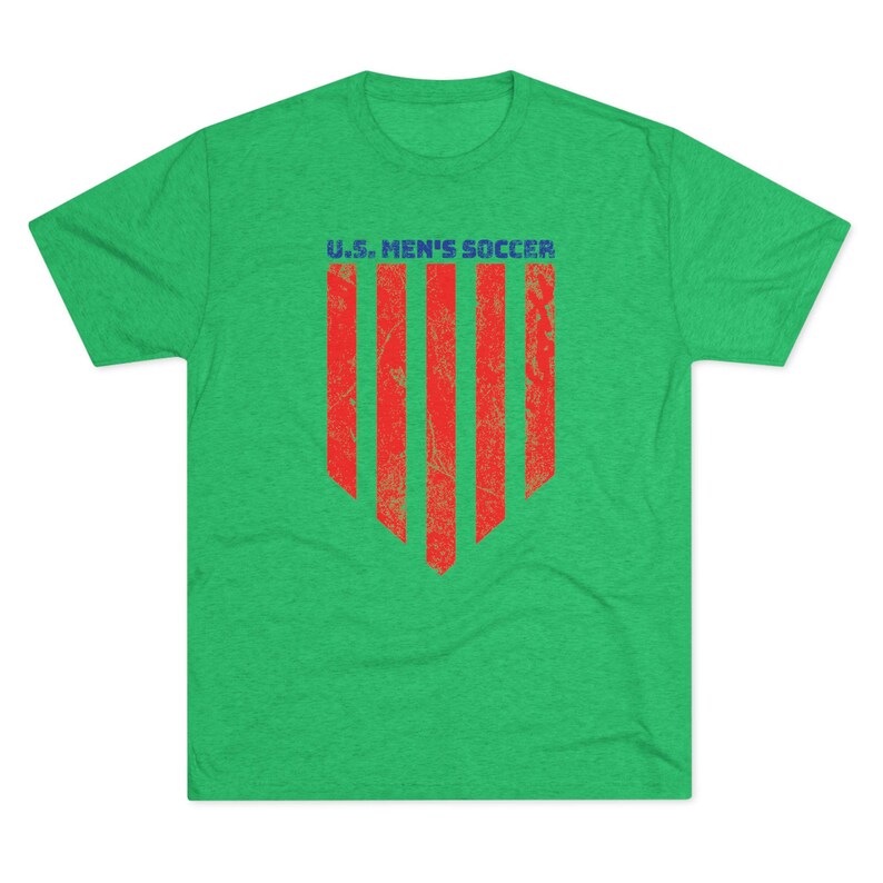 US Men's Soccer Shirt - American Pride USMNT Tri-Blend Envy