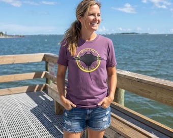 Manta Ray St. Teresa Beach T-Shirt - Florida Souvenir Gildan Shirt