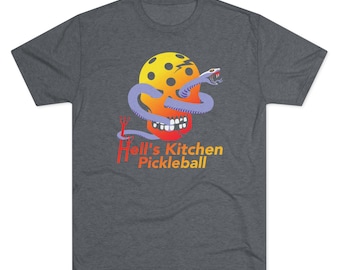 Hell's Kitchen Pickleball Snake & Skull Graphic Shirt