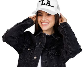 Gorra de camionero Los Ángeles LA / Gorra snapback de malla de espuma