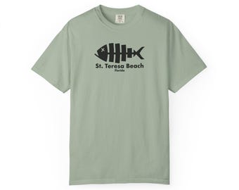 St. Teresa Beach Florida Dead Fish  Print T-Shirt