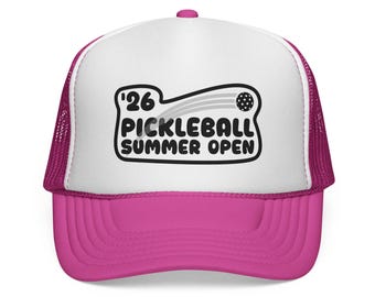 Gorra de camionero abierta de verano de Pickleball