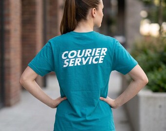 Courier Service Delivery Driver Rideshare Uniform T-Shirt Gildan Shirt