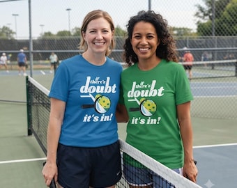 Funny Pickleball In or Out Magnifying Glass Doubt Shirt